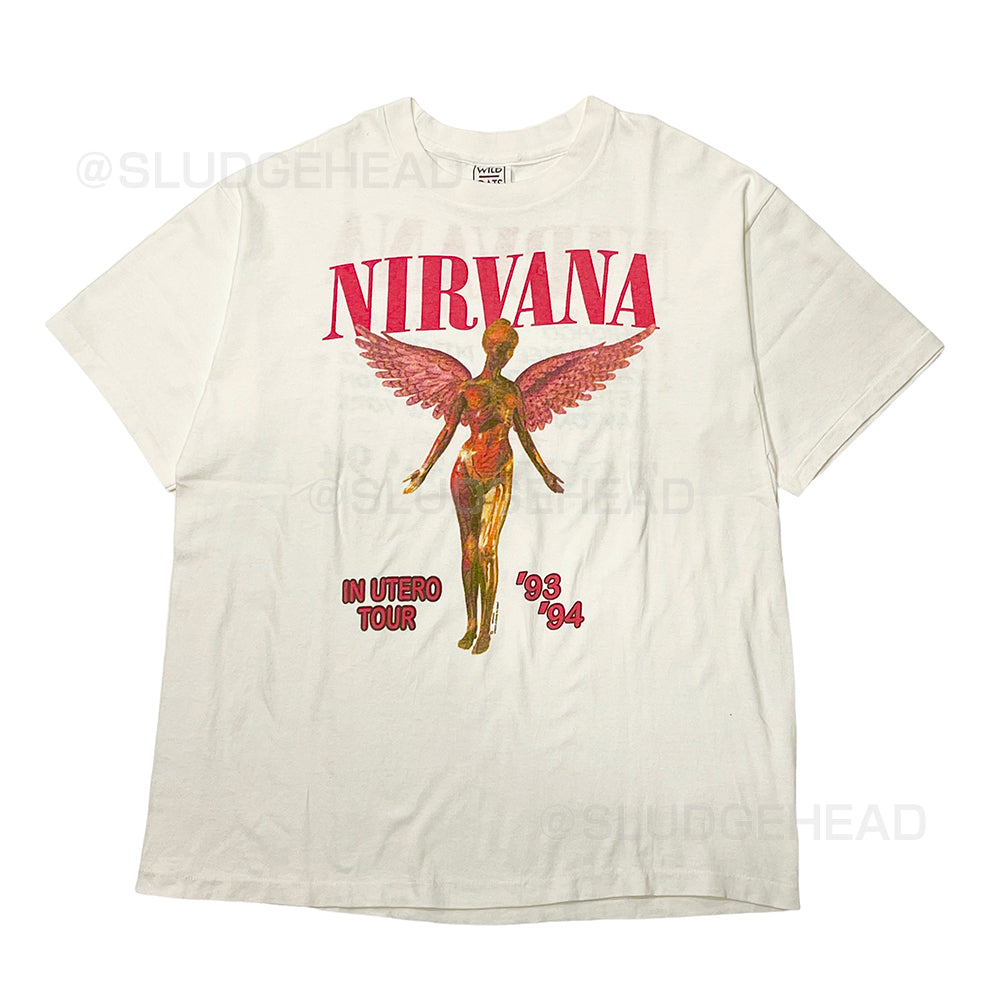 NIRVANA 1994parisツアーtシャツ