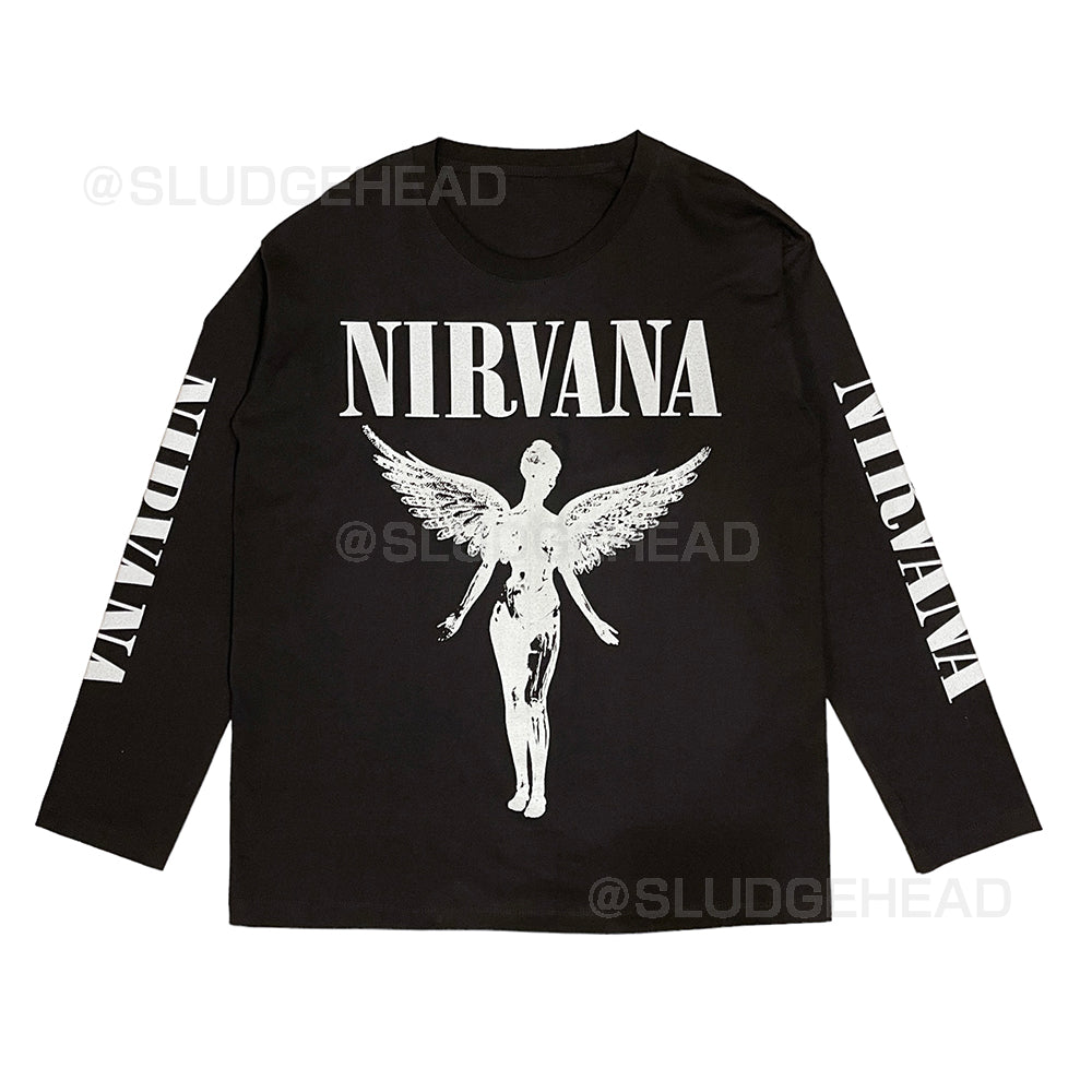 Nirvana In Utero long sleeve Tee – SLUDGEHEAD ONLINE STORE
