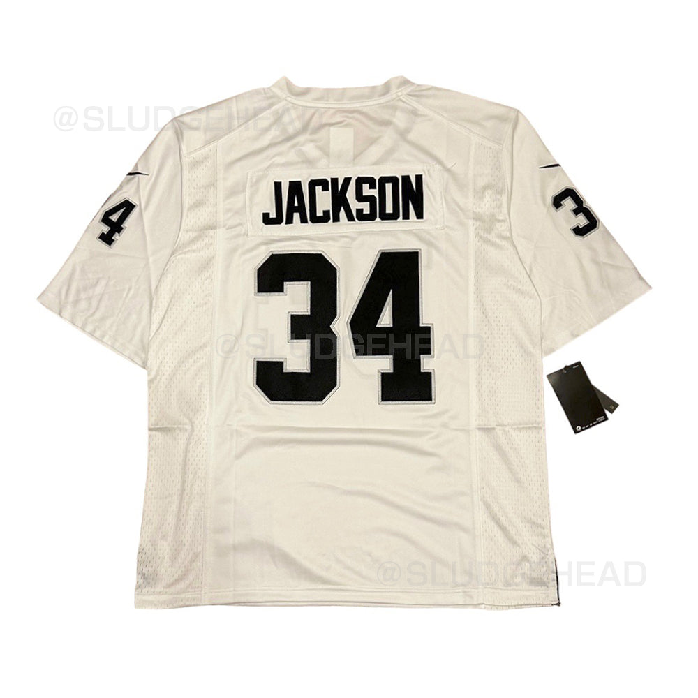 NIKE Bo Jackson #34 Las Vegas Raiders Men's White Jersey 