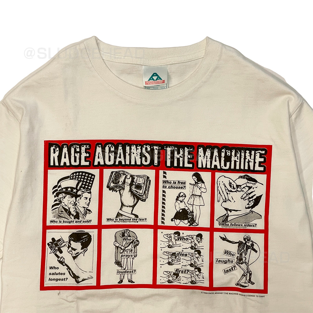 バーバラクルーガー RAGE AGAINST THE MACHINE©︎1999 - Tシャツ