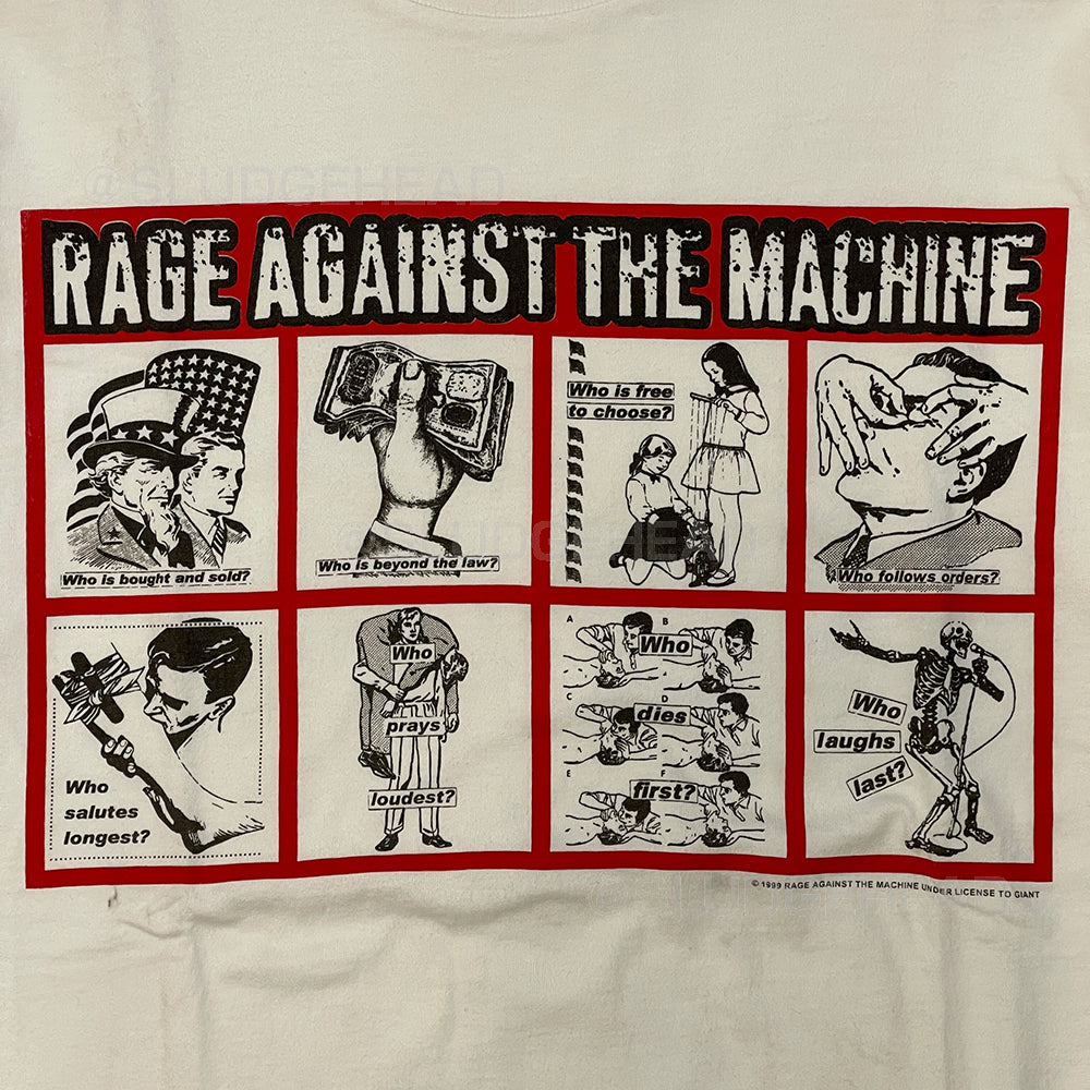 Rage Against the Machine Barbara Kruger Tee – SLUDGEHEAD ONLINE STORE