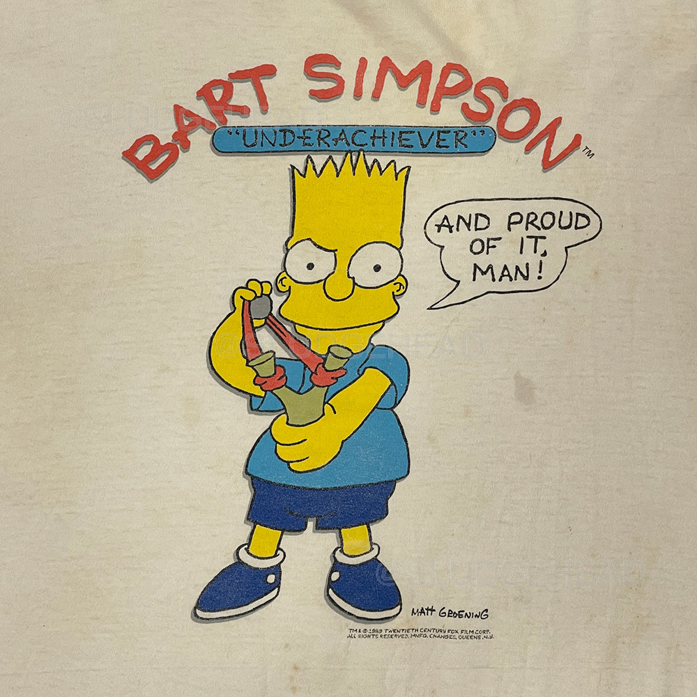 Bart Simpson Underachiever Tee – SLUDGEHEAD ONLINE STORE